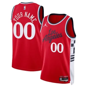 LA Clippers Jordan Brand Unisex 2024/25 Custom Swingman Jersey Statement Edition Red