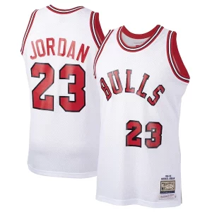 Michael Jordan Chicago Bulls 1984/85 Hardwood Classics Rookie Authentic Jersey White/Red