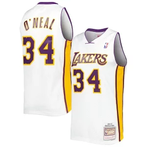 Shaquille O'Neal Los Angeles Lakers 2001/02 Hardwood Classics Swingman Jersey White