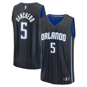Paolo Banchero Orlando Magic Fast Break Replica Player Jersey Icon Edition Black