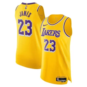 LeBron James Los Angeles Lakers Nike Authentic Player Jersey Icon Edition Gold