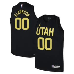 Jordan Clarkson Utah Jazz Jordan Brand Youth Swingman Jersey Statement Edition Black