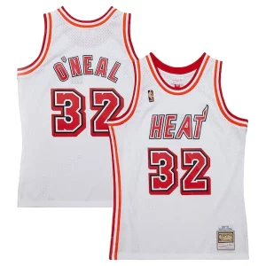 Shaquille O'Neal Miami Heat 2007/08 Hardwood Classics Swingman Jersey White
