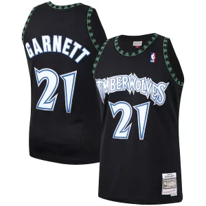 Kevin Garnett Minnesota Timberwolves Hardwood Classics Swingman Jersey Black/White
