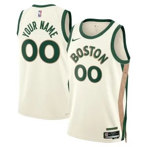 Boston Celtics Nike Unisex 2023/24 Custom Swingman Jersey White City Edition