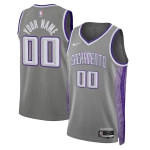 Sacramento Kings Nike Unisex 2022/23 Swingman Custom Jersey City Edition Black