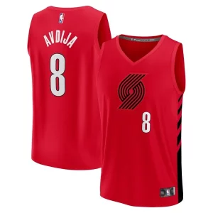 Deni Avdija Portland Trail Blazers Fast Break Player Jersey Statement Edition Red