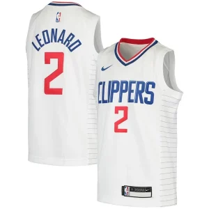 Kawhi Leonard LA Clippers Nike Youth 2020/21 Swingman Jersey Association Edition White/Royal