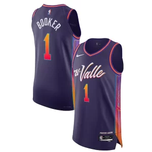 Nike Devin Booker Phoenix Suns Authentic Jersey City Edition Purple