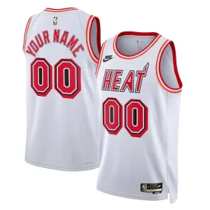 Miami Heat Nike Unisex 2022/23 Custom Swingman Jersey Classic Edition White