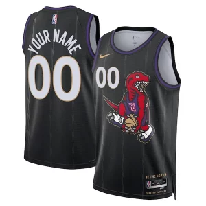 Toronto Raptors Nike Unisex 2024/25 Custom Swingman Jersey City Edition Black