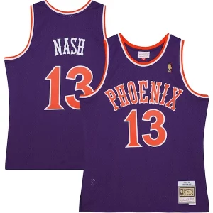 Steve Nash Phoenix Suns 2001/02 Hardwood Classics Swingman Jersey Purple/White