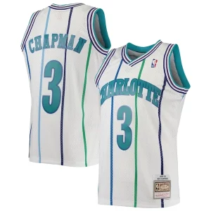 Rex Chapman Charlotte Hornets 1988/89 Hardwood Classics Swingman Jersey White