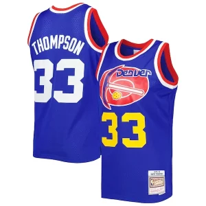 David Thompson Denver Nuggets Hardwood Classics 1975/76 Swingman Jersey Royal