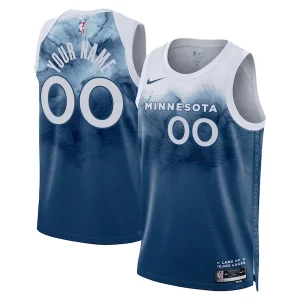Minnesota Timberwolves Nike Unisex 2023/24 Custom Swingman Jersey Blue City Edition