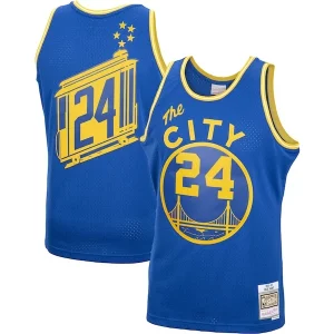 Rick Barry Golden State Warriors 2001/02 Hardwood Classics Swingman Jersey Royal