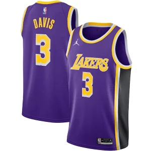 Anthony Davis Los Angeles Lakers Jordan Brand 2020/21 Swingman Jersey Statement Edition Purple
