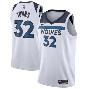 Karl-Anthony Towns Minnesota Timberwolves Nike Swingman Jersey White Association Edition