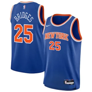Mikal Bridges New York Knicks Nike Youth Swingman Jersey Icon Edition Blue