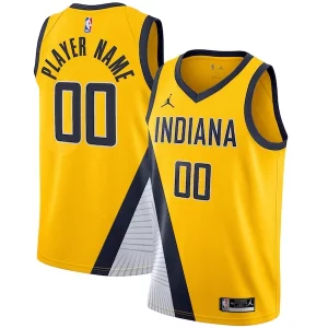 Indiana Pacers Jordan Brand Swingman Custom Jersey Statement Edition Gold