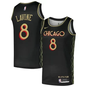 Zach LaVine Chicago Bulls Nike Swingman Player Jersey City Edition Black