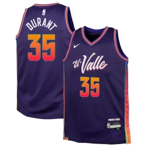 Kevin Durant Phoenix Suns Nike Youth Swingman Replica Jersey City Edition Purple