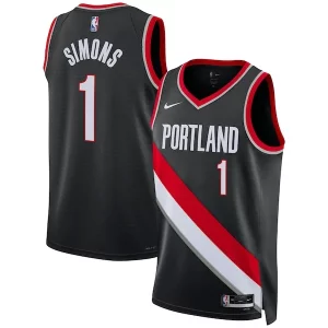 Anfernee Simons Portland Trail Blazers Nike Unisex Swingman Jersey Icon Edition Black