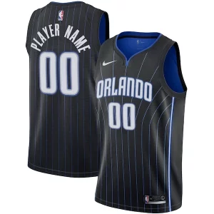 Orlando Magic Nike 2020/21 Swingman Custom Jersey Icon Edition Black/White