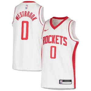Russell Westbrook Houston Rockets Nike Youth Swingman Jersey Association Edition White