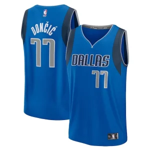Luka Dončić Dallas Mavericks Fast Break Replica Player Jersey Icon Edition Blue