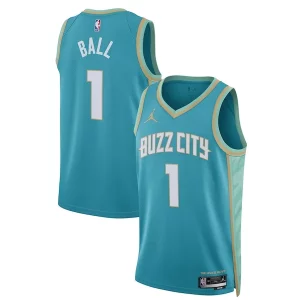 LaMelo Ball Charlotte Hornets Jordan Brand Unisex 2023/24 Swingman Jersey Teal City Edition