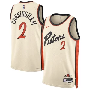 Cade Cunningham Detroit Pistons Nike Unisex 2024/25 Swingman Player Jersey City Edition White