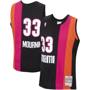 Alonzo Mourning Miami Heat 2005/2006 Hardwood Classics Swingman Jersey Black