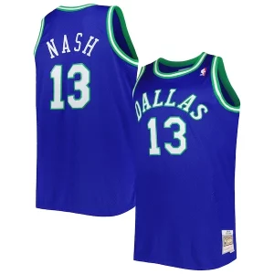 Steve Nash Dallas Mavericks Big & Tall Hardwood Classics 1998/99 Swingman Jersey Blue