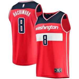 Rui Hachimura Washington Wizards Replica Fast Break Jersey Red Icon Edition
