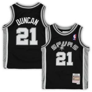 Tim Duncan San Antonio Spurs Preschool 1998/99 Hardwood Classics Throwback Team Jersey Black