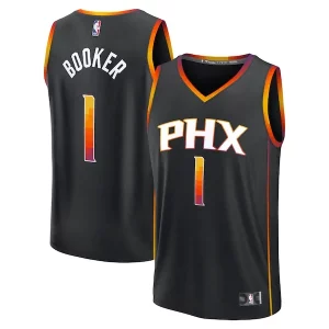 Devin Booker Phoenix Suns Fast Break Replica Player Jersey Statement Edition Black