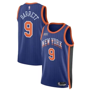 RJ Barrett New York Knicks Nike Unisex 2023/24 Swingman Jersey Blue City Edition