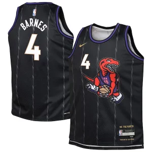 Scottie Barnes Toronto Raptors Nike Youth 2024/25 Swingman Player Jersey City Edition Black