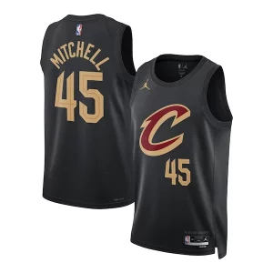 Donovan Mitchell Cleveland Cavaliers Jordan Brand Unisex Swingman Jersey Statement Edition Black