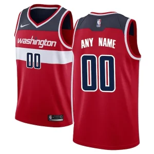 Washington Wizards Nike Swingman Custom Jersey Red Icon Edition