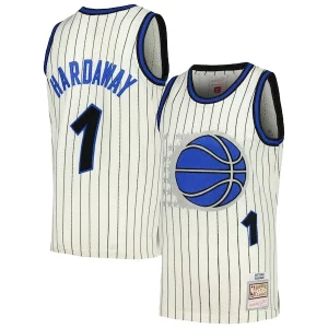 Penny Hardaway Orlando Magic Chainstitch Swingman Jersey Cream