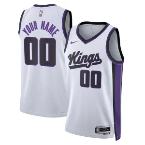 Sacramento Kings Nike Unisex Swingman Custom Jersey Association Edition White