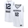 Ja Morant Memphis Grizzlies Fast Break Replica Player Jersey Association Edition White