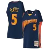 Baron Davis Golden State Warriors 2006/07 Hardwood Classics Swingman Jersey Navy
