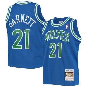 Kevin Garnett Minnesota Timberwolves Youth 1995-96 Hardwood Classics Swingman Jersey Blue